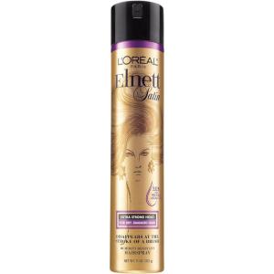 imageLOreal Paris Hair Care Elnett Satin Extra Strong Hold Hairspray For Color Treated Hair Long Lasting Plus Humidity Resistant Hair Spray 11 oz Pack of 2Argan Oil Unscented