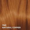 imageLOreal Paris Excellence Universal Nudes Permanent Hair Color Ammonia Free Hair Dye for Gray Hair Coverage 7NR Natural Copper 1 Hair Dye Kit