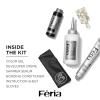 imageLOreal Paris Feria MultiFaceted Shimmering Permanent Hair Color 20 Black Leather Natural Black Pack of 1 Hair Dye1121 Bad to the Blonde Ultra Pearl Blonde