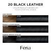 imageLOreal Paris Feria MultiFaceted Shimmering Permanent Hair Color 20 Black Leather Natural Black Pack of 1 Hair Dye20 Black Leather Natural Black