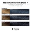 imageLOreal Paris Feria MultiFaceted Shimmering Permanent Hair Color 20 Black Leather Natural Black Pack of 1 Hair Dye411 Downtown Denim