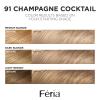 imageLOreal Paris Feria MultiFaceted Shimmering Permanent Hair Color 20 Black Leather Natural Black Pack of 1 Hair Dye91 Champagne Cocktail Light Beige Blonde