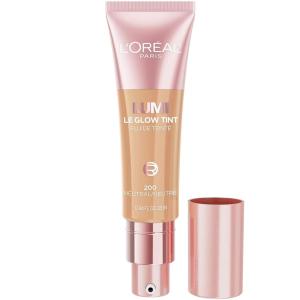 imageLOral Paris Lumi Le Glow Skin Tint Lightweight WaterBased Tinted Serum with FoundationLike Coverage Glow Illuminator Warm 220 085 Fl Oz200 Medium Neutral