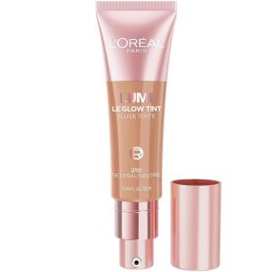 imageLOral Paris Lumi Le Glow Skin Tint Lightweight WaterBased Tinted Serum with FoundationLike Coverage Glow Illuminator Warm 220 085 Fl Oz210 Medium Neutral