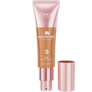 imageLOral Paris Lumi Le Glow Skin Tint Lightweight WaterBased Tinted Serum with FoundationLike Coverage Glow Illuminator Warm 220 085 Fl Oz220 Medium Warm