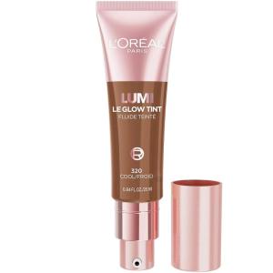 imageLOral Paris Lumi Le Glow Skin Tint Lightweight WaterBased Tinted Serum with FoundationLike Coverage Glow Illuminator Warm 220 085 Fl Oz320 Medium Deep Cool