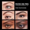 imageLOral Paris Micro Ink Pen by Brow Stylist Longwear Brow Tint HairLike Effect Up to 48HR Wear Precision Comb Tip Brunette 0033 fl ozBrunette