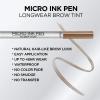 imageLOral Paris Micro Ink Pen by Brow Stylist Longwear Brow Tint HairLike Effect Up to 48HR Wear Precision Comb Tip Brunette 0033 fl ozDark Blonde