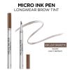 imageLOral Paris Micro Ink Pen by Brow Stylist Longwear Brow Tint HairLike Effect Up to 48HR Wear Precision Comb Tip Brunette 0033 fl ozLight Brunette