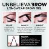 imageLOral Paris UnbelievaBrow Longwear Waterproof Tinted Brow Gel Smudgeresistant Transfer Proof Quick Drying Easy and quick application with precise brush Brunette 015 fl ozBrunette