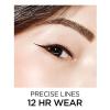 imageLOreal Paris Makeup Infallible Super Slim LongLasting Liquid Eyeliner UltraFine Felt Tip Quick Drying Formula Glides on Smoothly Black Pack of 1Brown