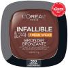 imageLOreal Paris Infallible Up to 24H Fresh Wear Soft Matte Longwear Bronzer Waterproof heatproof Transfer humidity and sweatproof Light 031 ozDeep Dark