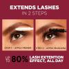 imageLOreal Paris Makeup Double Extend Tubing Mascara Lengthening 2 Step Mascara Smudgeproof BlackBlackest Black