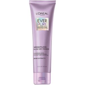 imageLOral Paris Blow Dry Primer for 48 HR Frizz Control Sulfate Free EverPure 51 fl ozRose