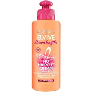 imageLOreal Paris Elvive Dream Lengths No Haircut Cream Leave In Conditioner 68 fl ozSweet  fruity  floral