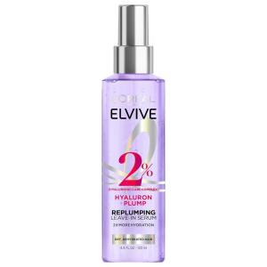 imageLOreal Paris Elvive Hyaluron Plump Moisture Plump Hair Serum for Dehydrated Dry Hair with Hyaluronic Acid Care Complex ParabenFree 44 Fl OzSandalwood
