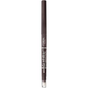 imageLOreal Paris Makeup Infallible Never Fail Original Mechanical Pencil Eyeliner with Built in Sharpener Black 1 CountBrown