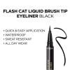 imageLOreal Paris Makeup Infallible Flash Cat Eye Waterproof Liquid Eyeliner Black 044 ozBlack