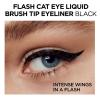 imageLOreal Paris Makeup Infallible Flash Cat Eye Waterproof Liquid Eyeliner Black 044 ozBlack