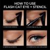 imageLOreal Paris Makeup Infallible Flash Cat Eye Waterproof Liquid Eyeliner Black 044 ozBlack