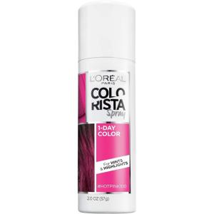 imageLOreal Paris Colorista 1Day Washable Temporary Hair Color Spray Coral Pink 2 OunceHot Pink