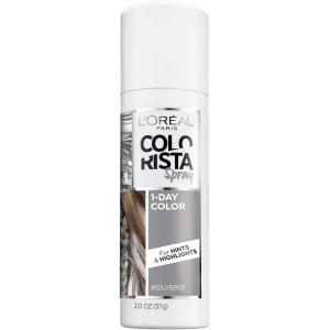 imageLOreal Paris Colorista 1Day Washable Temporary Hair Color Spray Coral Pink 2 OunceSilver