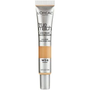 imageLOral Paris True Match Eye Cream in a Concealer 05 hyaluronic acid Fair N12 04 fl ozMedium N56