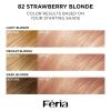 imageLOreal Paris Feria MultiFaceted Shimmering Permanent Hair Color 21 Starry Night Hair Dye Kit Pack of 282 Strawberry Blonde