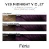 imageLOreal Paris Feria MultiFaceted Shimmering Permanent Hair Color 21 Starry Night Hair Dye Kit Pack of 2V28 Midnight Violet Deepest Violet