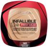 imageLOreal Paris Makeup Infallible Fresh Wear Foundation in a Powder Up to 24H Wear Waterproof Golden Beige 031 oz