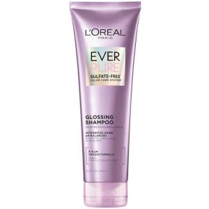 imageLOreal Paris Sulfate Free Glossing Shampoo Intensifies Hair Shine ampamp Smoothness pH Balanced ampamp Argan Oil Infused Vegan Hair Care EverPure 85 Fl Oz