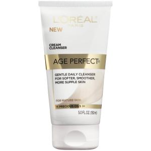 imageLOreal Paris Skincare Age Perfect Cream Cleanser Gentle Daily Cleanser for Softer and Smoother Skin Makeup Remover Face Wash for All Skin Types 5 fl ozFresh