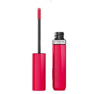 imageLOreal Paris Infallible Lacque Resistance Liquid Lipstick 16HR Long Lasting Lip Makeup with LacquerLike Shine and Zero Transfer 601 Worth ItPink Oulala