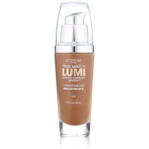 imageLOreal Paris True Match Lumi Healthy Luminous Makeup W4 Natural Beige 1 fl ozC78 Nut BrownCocoa