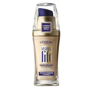 imageLOreal Paris Visible Lift Serum Absolute Foundation Sun Beige 1 OunceLight Ivory