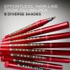 imageLOreal Paris Faux Brow HairLike Filling Eyebrow Pen with DoubleBrush Tip Fast ampamp Precise Eyebrow Makeup Brunette 004 Fl OzMahogany