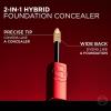 imageLOreal Paris Infallible Skin Ink 2in1 Foundation Concealer Hybrid Face Makeup up to 48HR TransferResistant with Buildable Light to Full Coverage 125 WarmW290