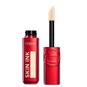 imageLOreal Paris Infallible Skin Ink 2in1 Foundation Concealer Hybrid Face Makeup up to 48HR TransferResistant with Buildable Light to Full Coverage 125 WarmN15