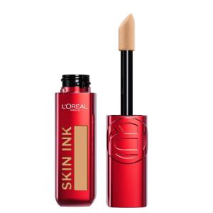 imageLOreal Paris Infallible Skin Ink 2in1 Foundation Concealer Hybrid Face Makeup up to 48HR TransferResistant with Buildable Light to Full Coverage 125 WarmC318