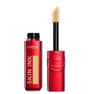 imageLOreal Paris Infallible Skin Ink 2in1 Foundation Concealer Hybrid Face Makeup up to 48HR TransferResistant with Buildable Light to Full Coverage 125 WarmN265