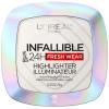 imageLOreal Paris Infallible Up to 24HR Highlighter Longwear Powder Highlighter For All Day Glow Champagne Glow 031 OzIcy Gold