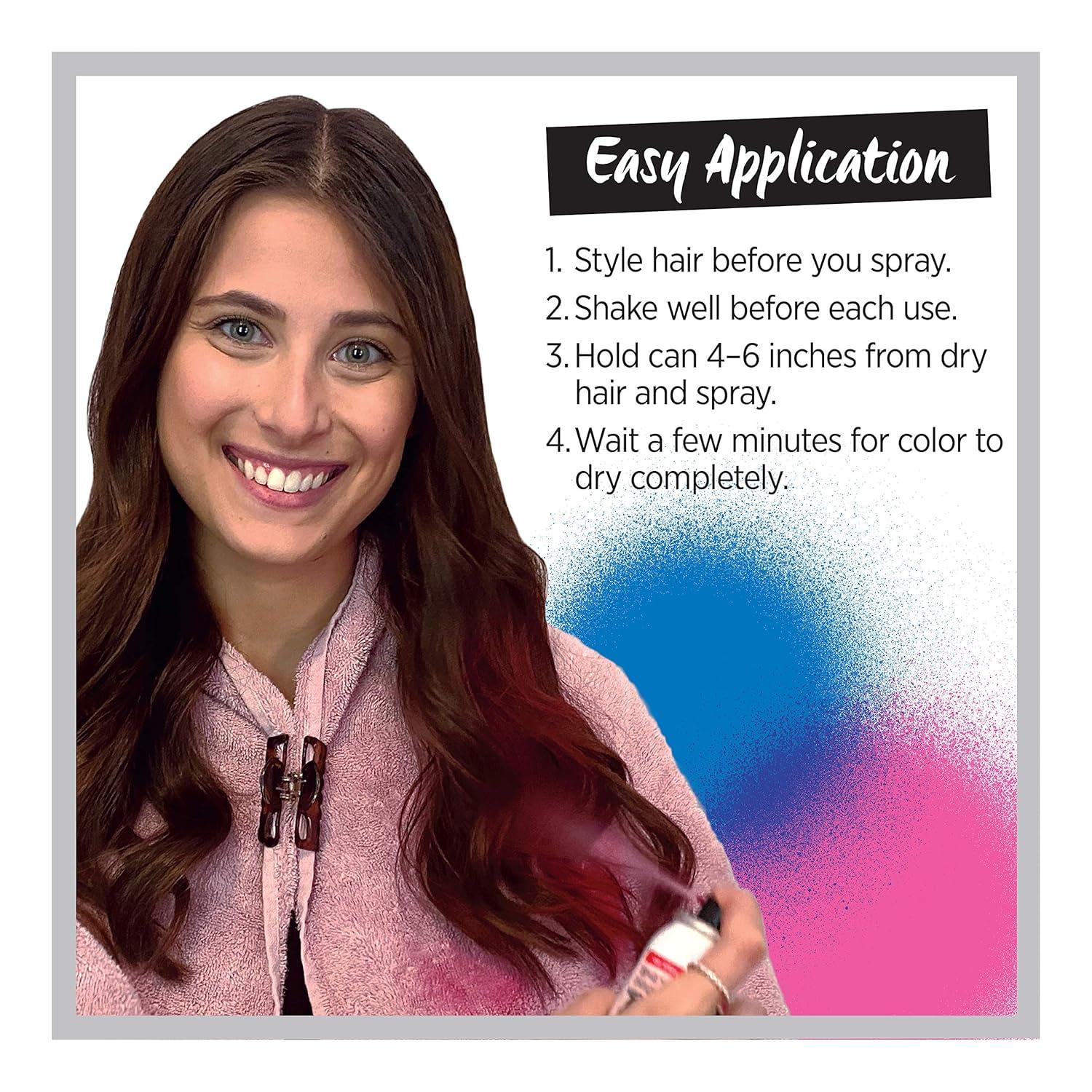 imageLOreal Paris Colorista 1Day Washable Temporary Hair Color Spray Pastel Blue 2 OuncesCoral Pink