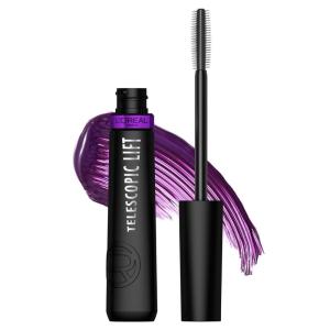 imageLOreal Paris Telescopic Lift Mascara Lengthening and Volumizing Eye Makeup Lash Lift with Up to 36HR Wear Washable Blackest Black 033 Fl OzGalactic Purple