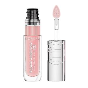 imageLOreal Paris Plump Ambition pH Hyaluron Lip Oil Color Shifting Lip Tint with 24HR Hydration Volumizing Shine and Lasting Color 050 pH LilacPh Ros