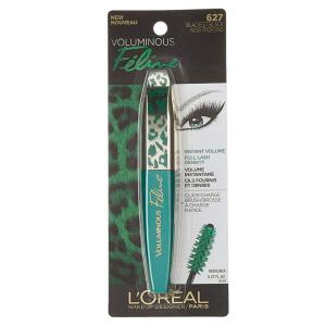 imageLOreal Paris Cosmetics Voluminous Feline Washable Mascara Blackest Black 1 TubeBlackest Black