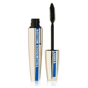 imageLOreal Paris Makeup Voluminous Million Lashes Mascara Volumizing Collagen Infused Eye Makeup Amplifying Mascara Brush Waterproof Black 032 Fl Oz 1 Count