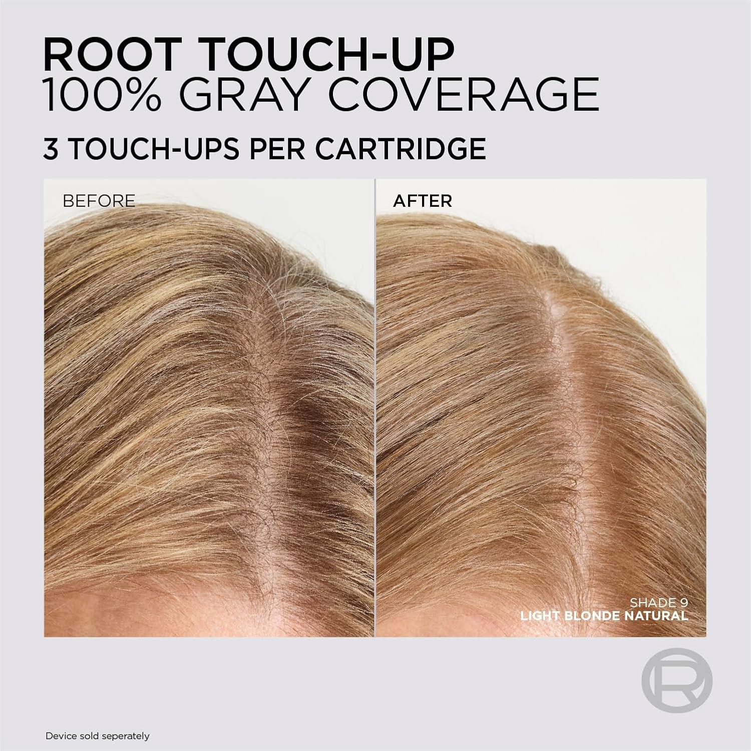 imageLOreal Paris Colorsonic Permanent Hair Dye Cartridge Vibrant Hair Color for Root Touch Up Gray Coverage or All Over Color in just 5 Minutes 6A Light Ash Brown Coloring Device Sold Separately10 Very Light Natural Blonde