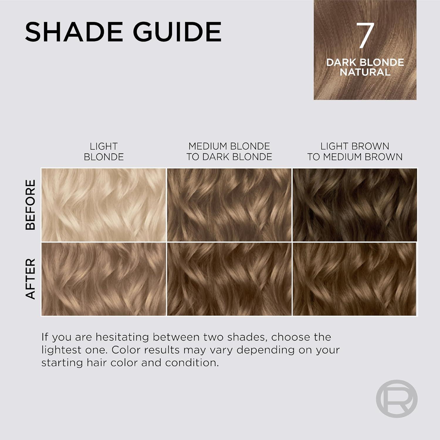 imageLOreal Paris Colorsonic Permanent Hair Dye Cartridge Vibrant Hair Color for Root Touch Up Gray Coverage or All Over Color in just 5 Minutes 6A Light Ash Brown Coloring Device Sold Separately7 Dark Natural Blonde