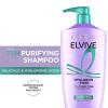 imageLOreal Paris Elvive Hyaluron  Pure 72H Purifying Shampoo for Oily Hair Clarifying Shampoo with Salicylic Acid and Hyaluronic Acid 28 Fl Oz