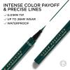 imageLOreal Paris Haute Precision Waterproof Liquid Eyeliner SmudgeProof Eye Liner with MicroTip for up to 28HR Eye Makeup Wear 020 Brown Leather040 GREEN VELVET